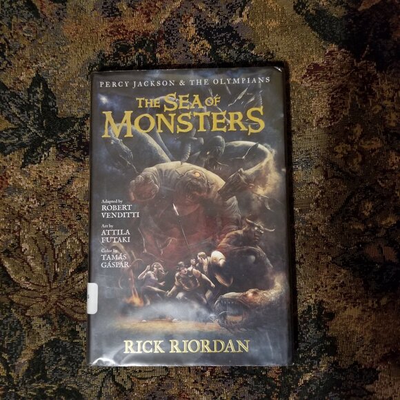 Percy Jackson & the Olympians: The Sea of Monsters, The Graphic Novel, hardcover - Picture 1 of 4